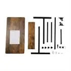 Adjustable Height Standing Desk Portable Rolling Laptop Computer Stand