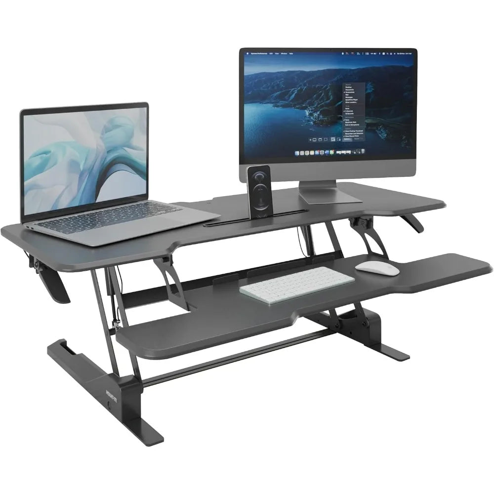 Ljustra 47 Inch Standing Desk Converter Height Adjustable Desk Riser