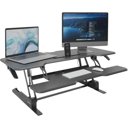 Ljustra 47 Inch Standing Desk Converter Height Adjustable Desk Riser