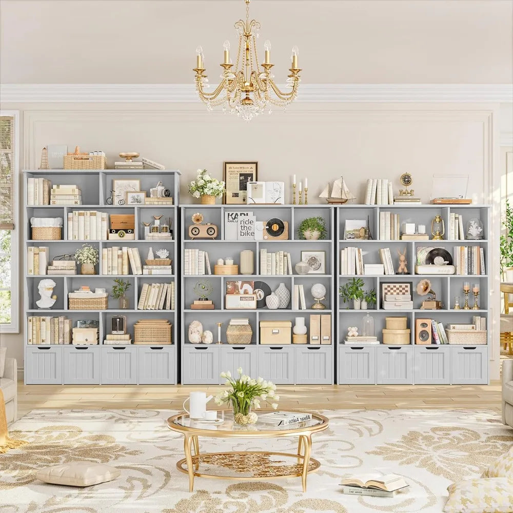 6 Tier Kids Toy Storage Organizer with Drawers and Cubbies 69" Tall