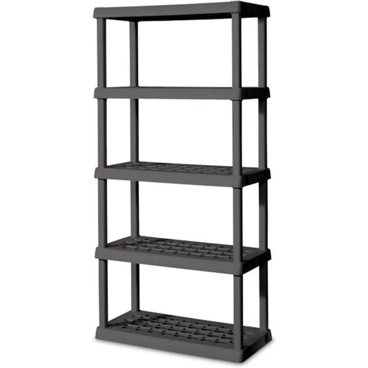 Heavy-Duty 5 Shelf Unit Storage Rack 2-Pack for Home Garage Organization