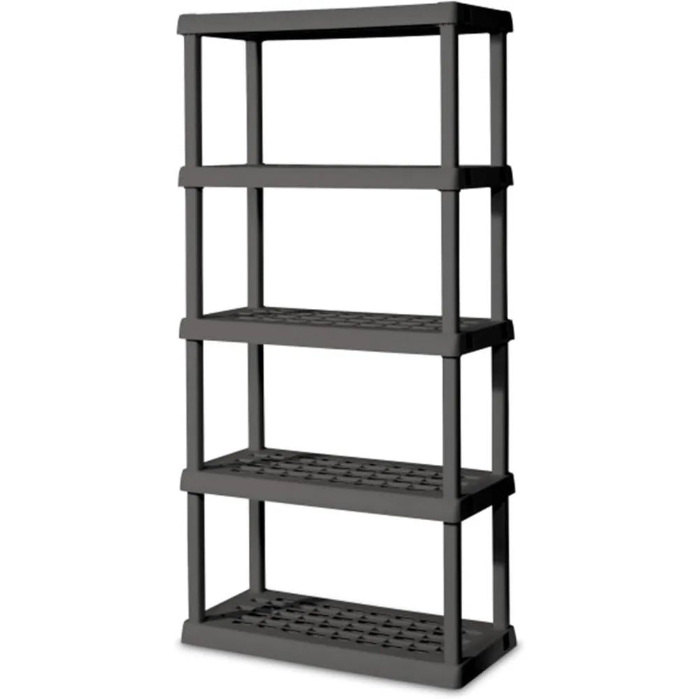 Heavy-Duty 5 Shelf Unit Storage Rack 2-Pack for Home Garage Organization