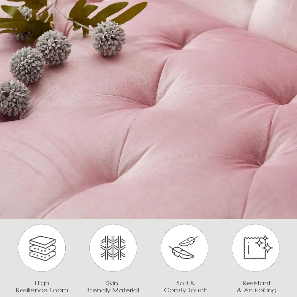 62 Inch Loveseat Sofa with USB Ports and Cupholders Modern Design