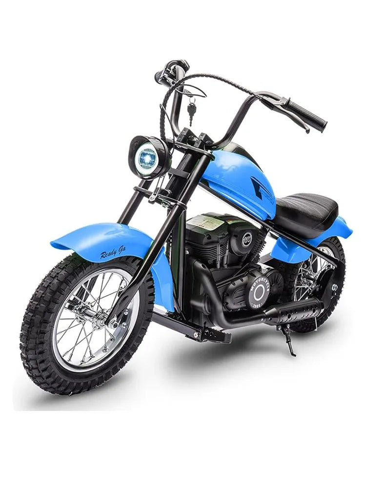 Kids Electric Motorcycle 24V 250W Dirt Bike Two Speed Max 14MPH