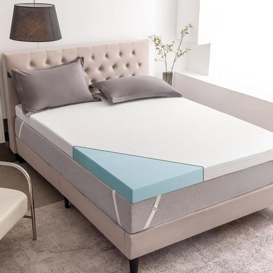 Ljustra Gel Memory Foam Mattress 2 Inch Breathable Pain Relief