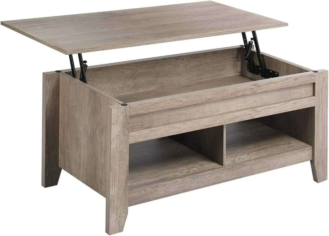 Lift Top Coffee Table with Hidden Storage for Living Room Minimalist