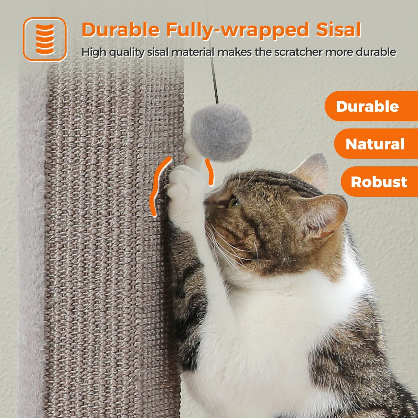 Ljustra 80CM Cat Tree Scratching Post Durable Plush Perch Indoor Furniture