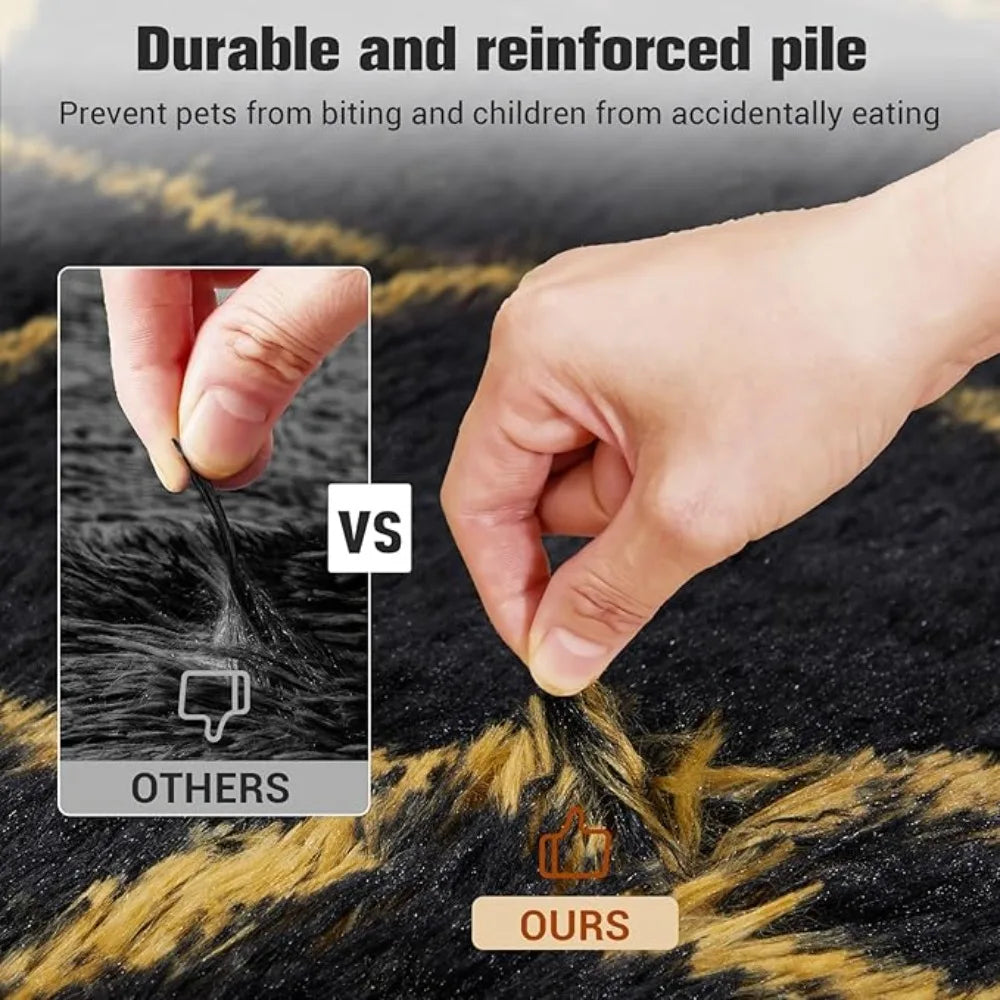 Free Delivery Super Soft Shaggy Area Rug 8x10 Modern Moroccan Carpet