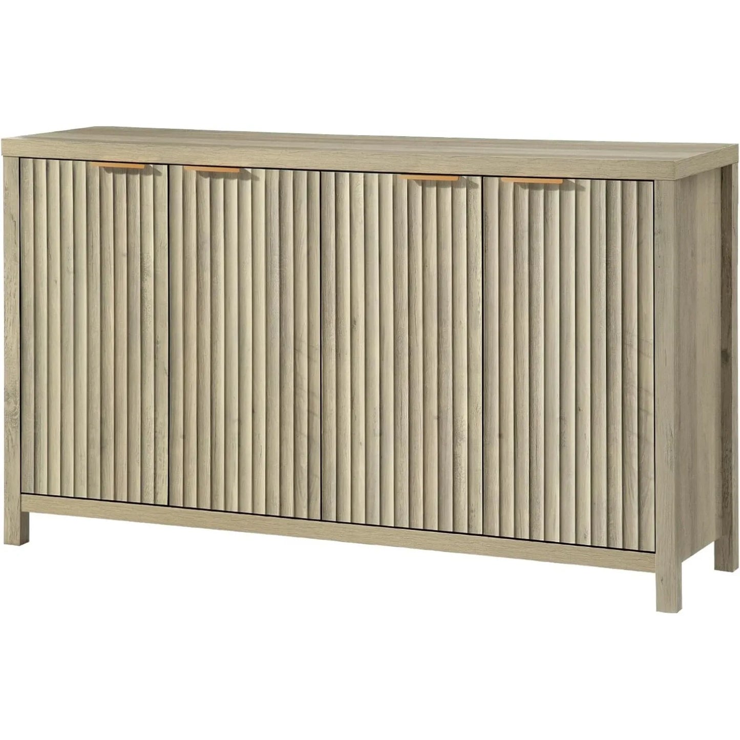 Large Buffet Cabinet with Adjustable Shelves Multifunctional Console