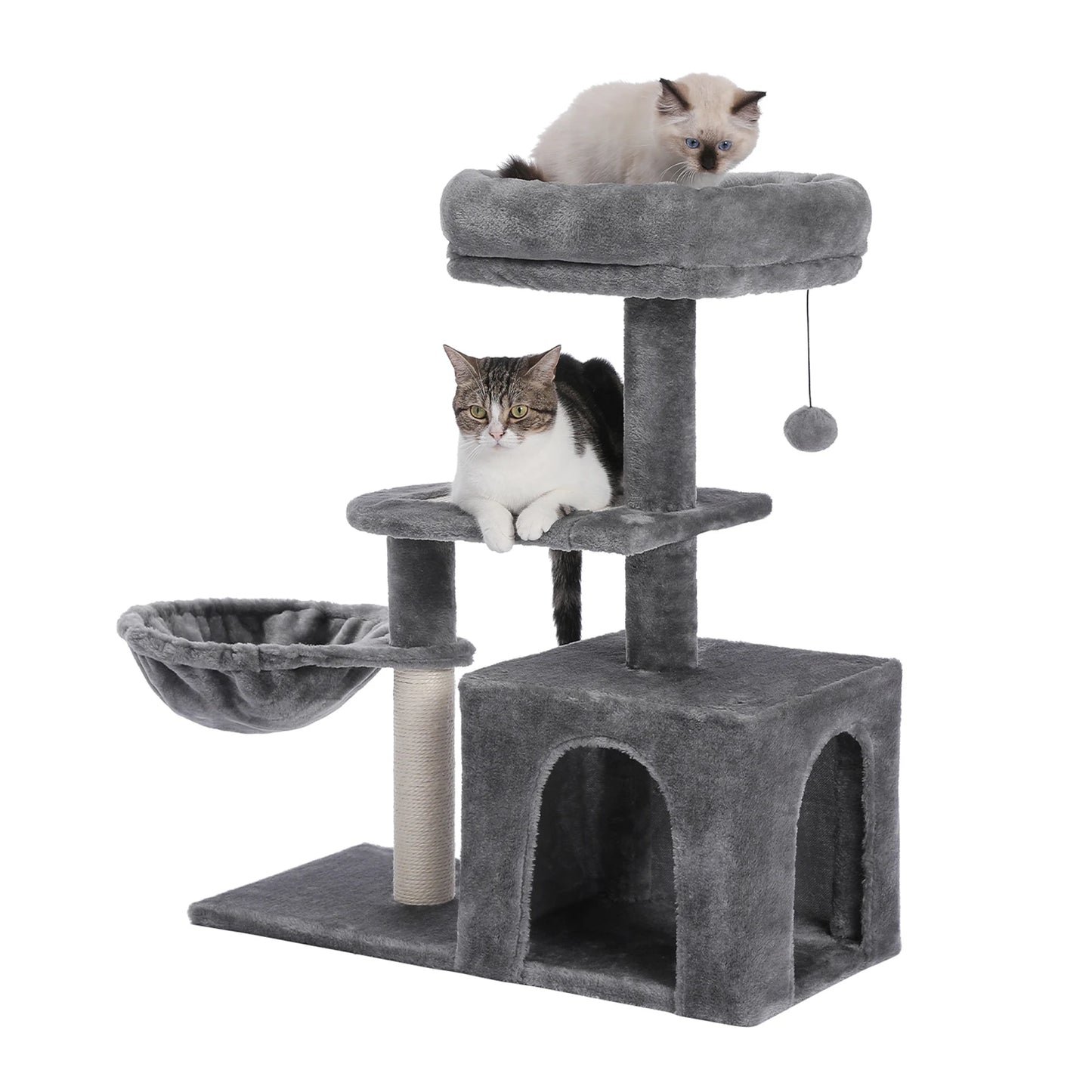 Ljustra 80cm Cat Tree Cozy Condo Indoor Luxury Perch Scratch Posts