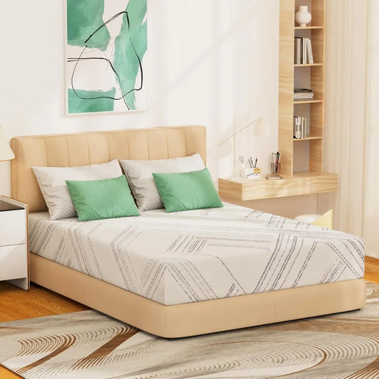 Ljustra 10 Inch King Size Mattress Firm Gel Memory Foam Pressure Relief