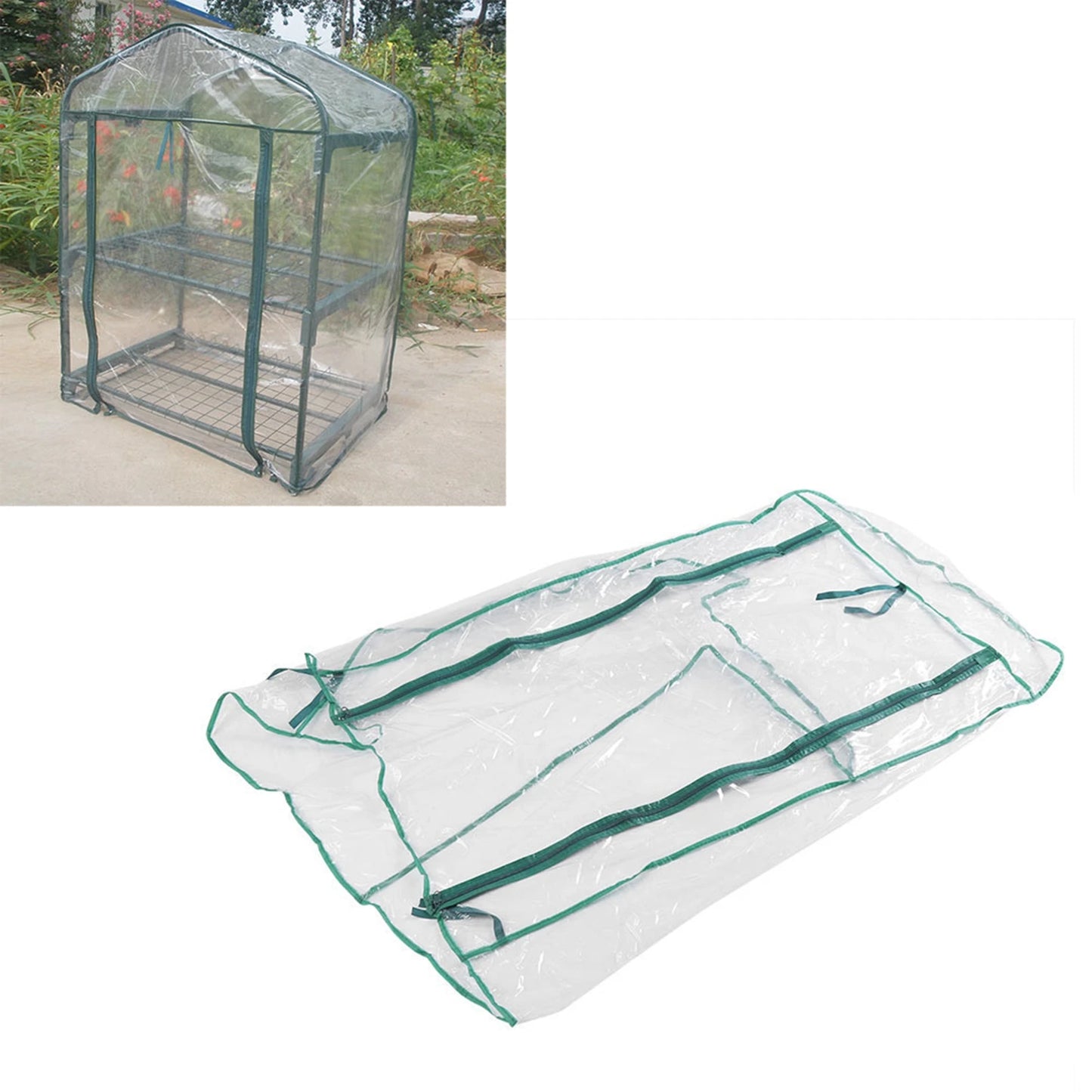 Mini Portable Greenhouse for Outdoor Flower Plants Gardening Without Stand
