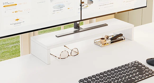 L Shaped Computer Desk with 3 Drawers and Bookshelf for Home Office