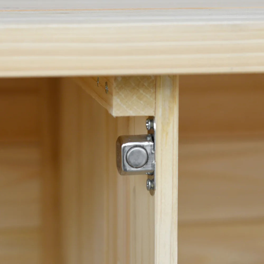 Outdoor Kitchen Island Rolling Bar Cart Storage Cabinet Grill Table