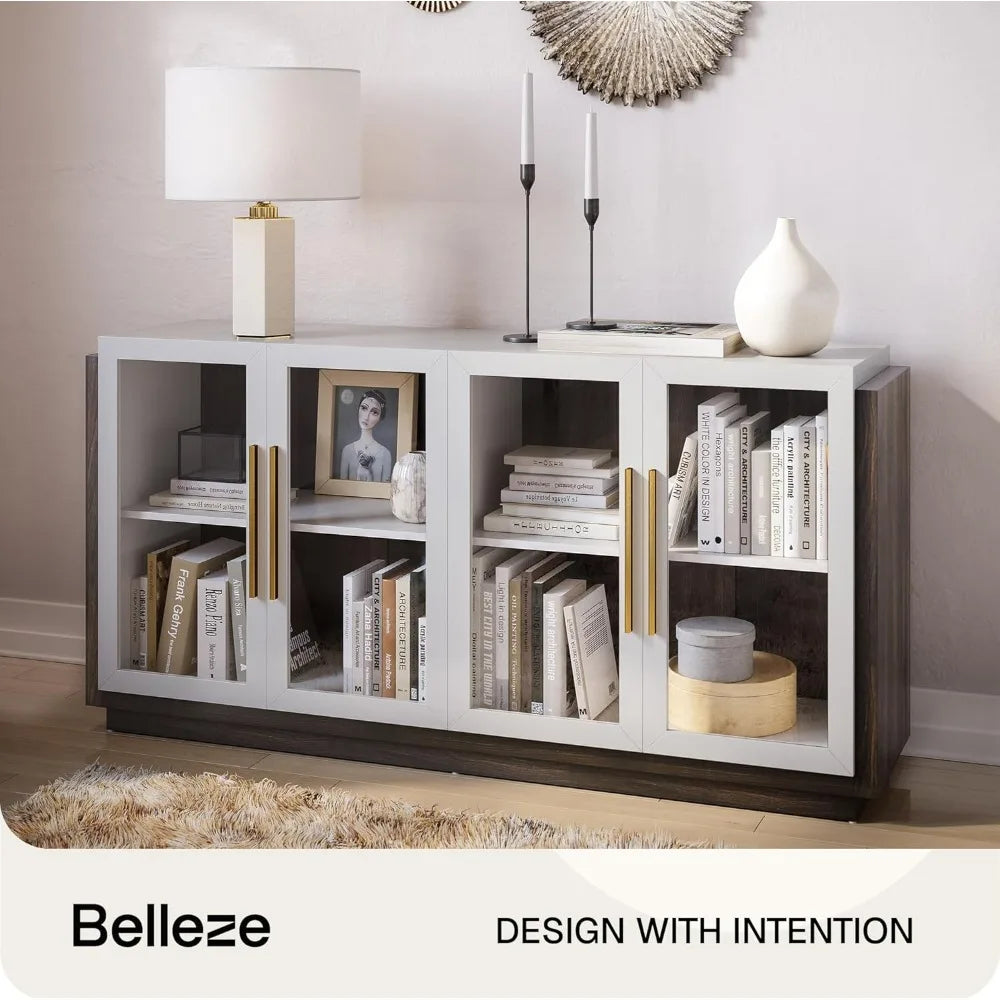 Ljustra Modern Sideboard Buffet Cabinet with Storage for Kitchen Dining Room