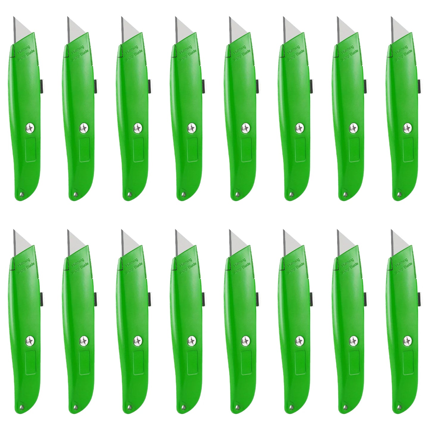 DIY Utility Knife 16 Pack Heavy Duty Box Cutter Retractable Blade