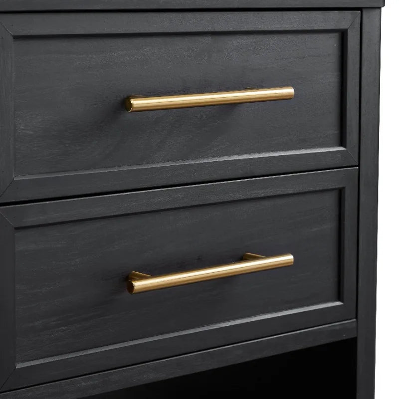 Oaklee 2 Drawer Nightstand Modern Storage Stylish Home Furniture