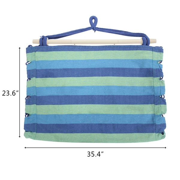 Distinctive Cotton Canvas Hanging Rope Chair with Pillows for Relaxation