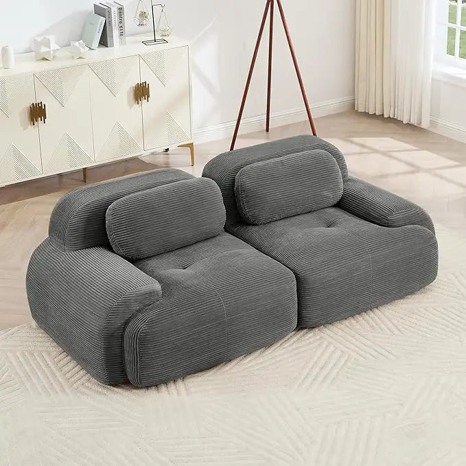 Ljustra Cloud Sectional Couch Modular Sofa Comfy Loveseat for Small Space