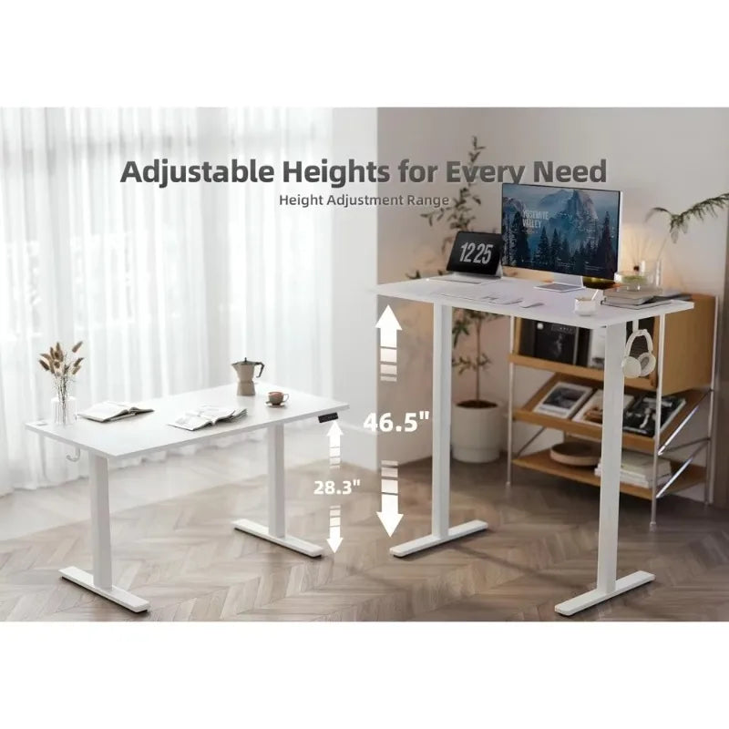 Standing Desk Electric Adjustable Height 55x24 Inch Home Office Desk