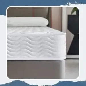 Ljustra Queen Mattress 6 Inch Hybrid Pocket Coil High Density Comfort Foam