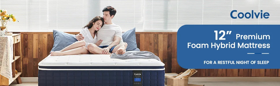 Ljustra Hybrid California King Mattress in a Box Medium Feel