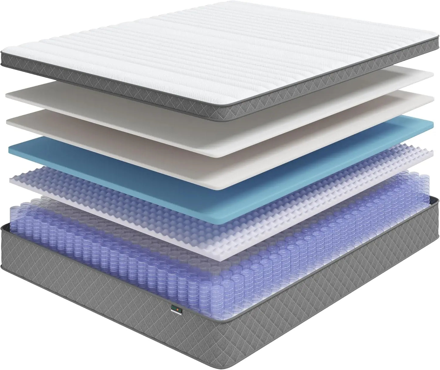 Ljustra 10 Inch Full Queen Mattress Cooling-Gel Memory Foam Hybrid