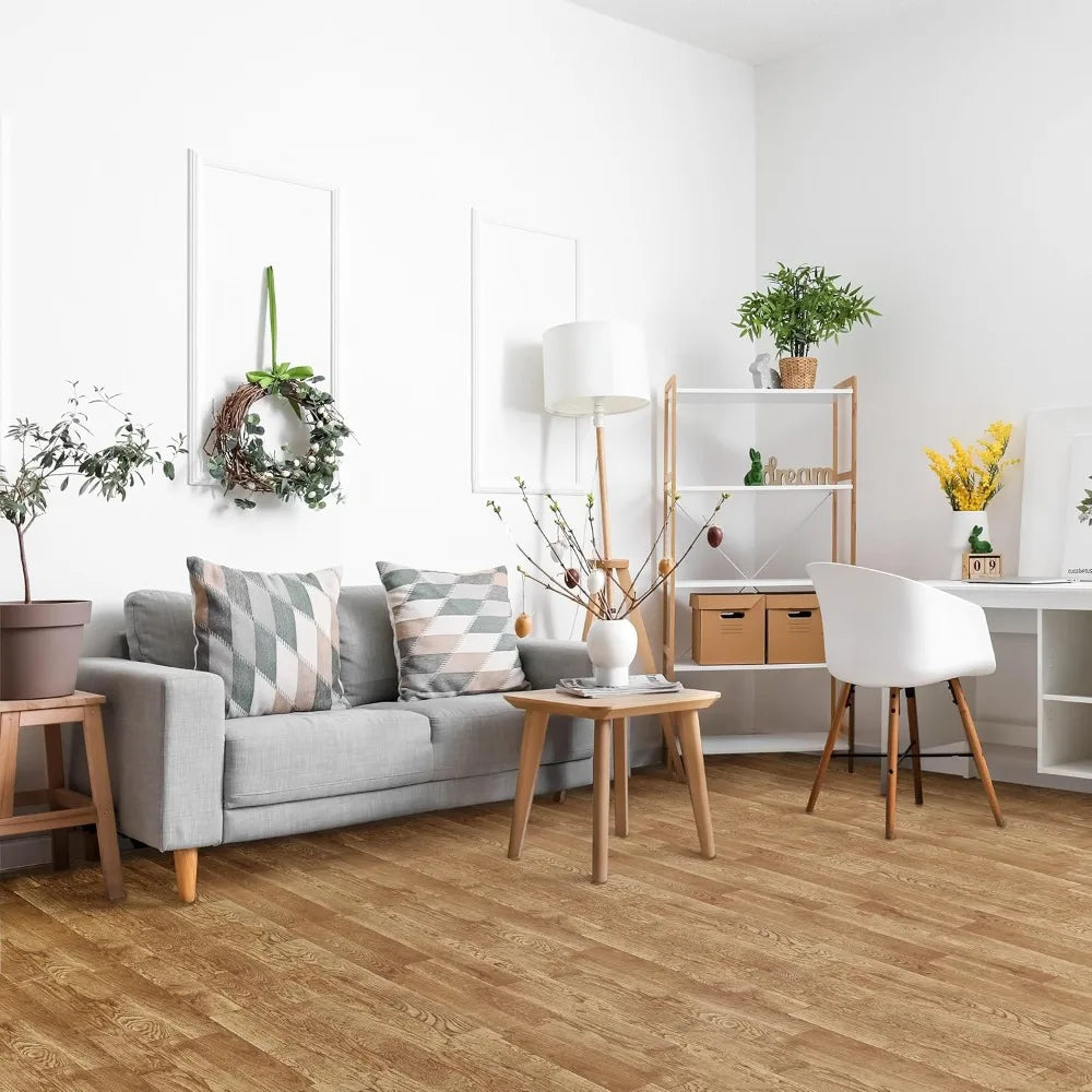 12 Tiles Wood Grain Floor Tiles Foam Mat 48 Sq Ft Exercise Mats