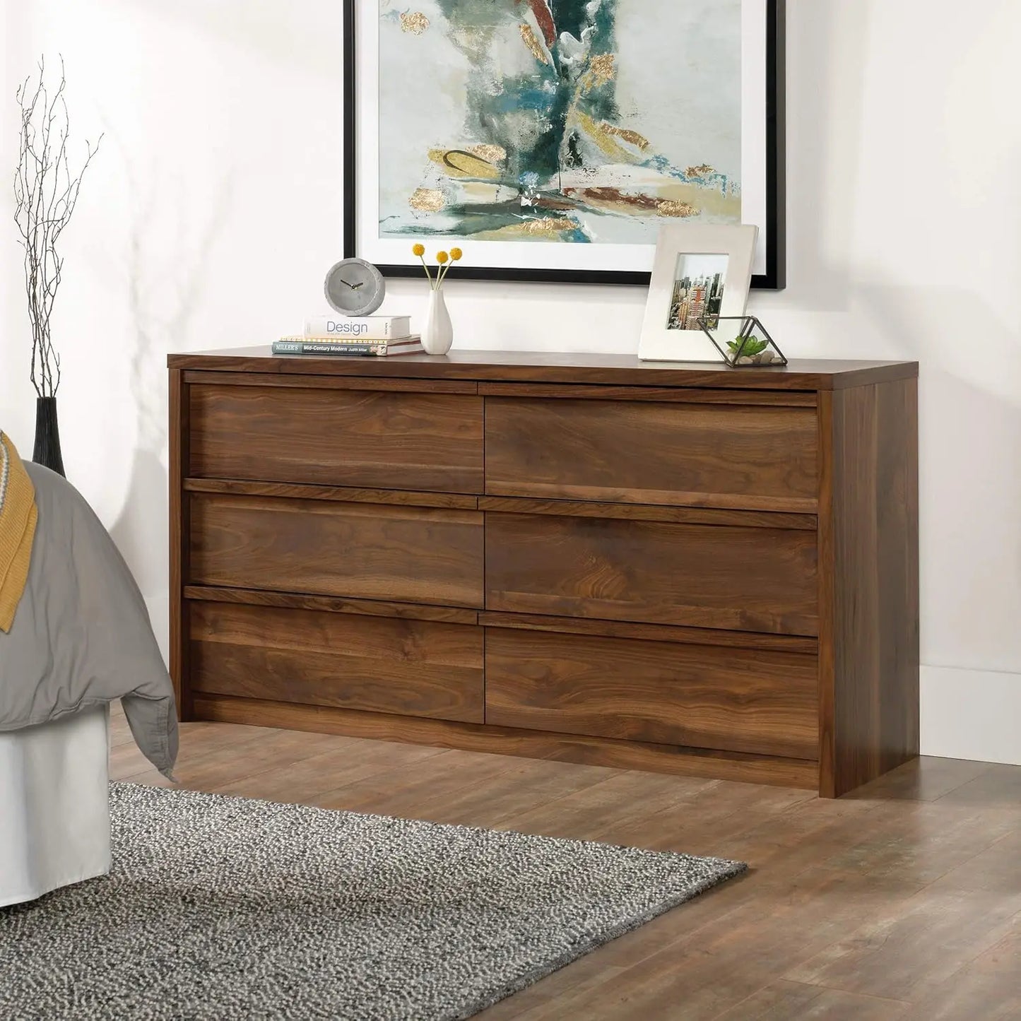 Harvey Park 6 Drawer Dresser Wooden Chest of Drawers Bedroom Storage
