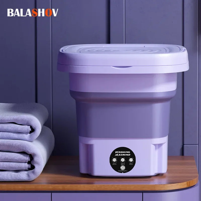 Portable Mini Washing Machine Bucket for Clothes Travel Washer