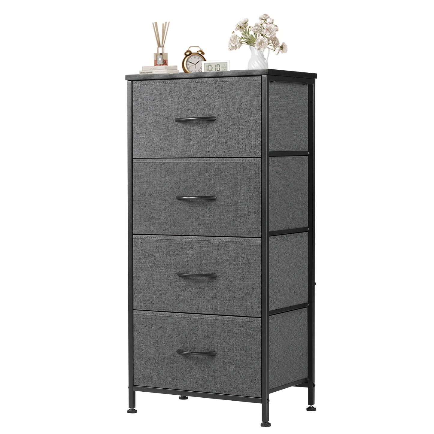 Ljustra Multifunctional Living Room Fabric Storage Cabinet Steel Frame