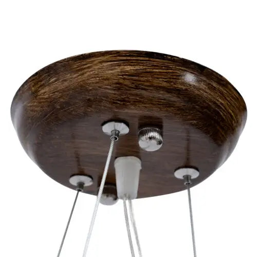 Vintage Rustic Tree Branch Glass Ball Chandelier Nordic Hanging Lamp