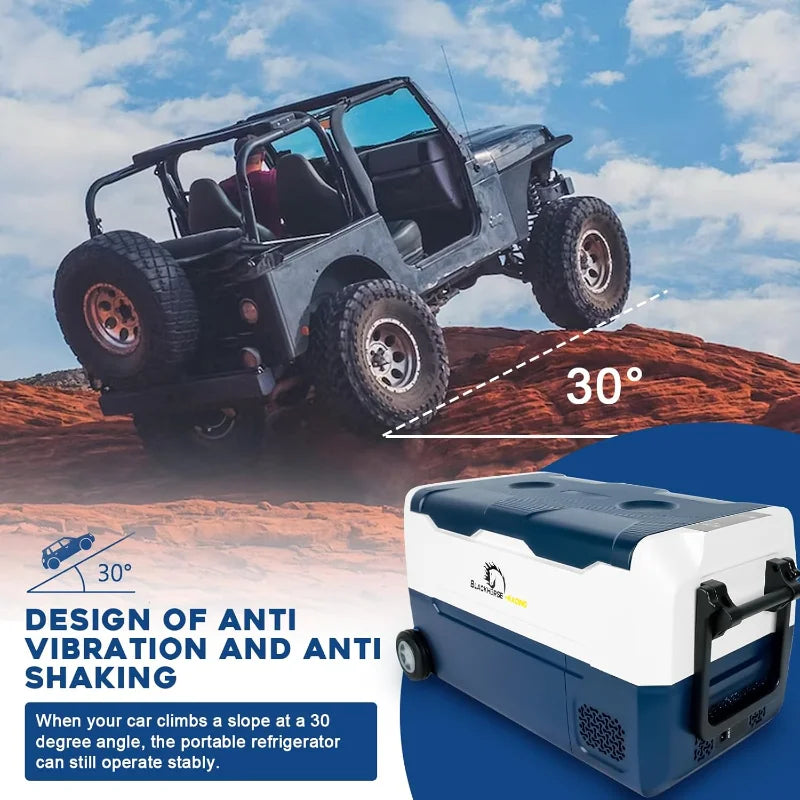 12 Volt Car Refrigerator 37 Quart Portable Freezer WIFI APP Control