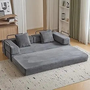 Ljustra Convertible Sleeper Sofa Bed No Assembly Required Modern Design