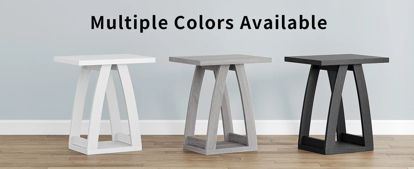 Modern End Tables Living Room Set of 2 Stylish Side Tables for Home