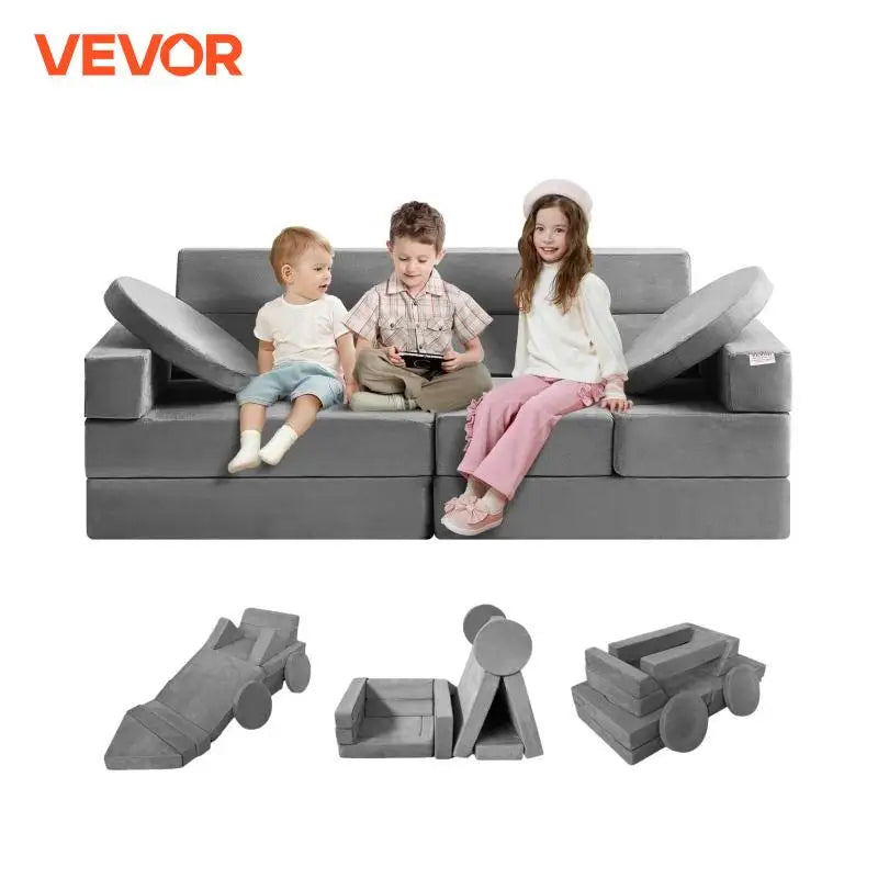 Ljustra Kids Play Couch Modular Toddler Sofa Foam Furniture
