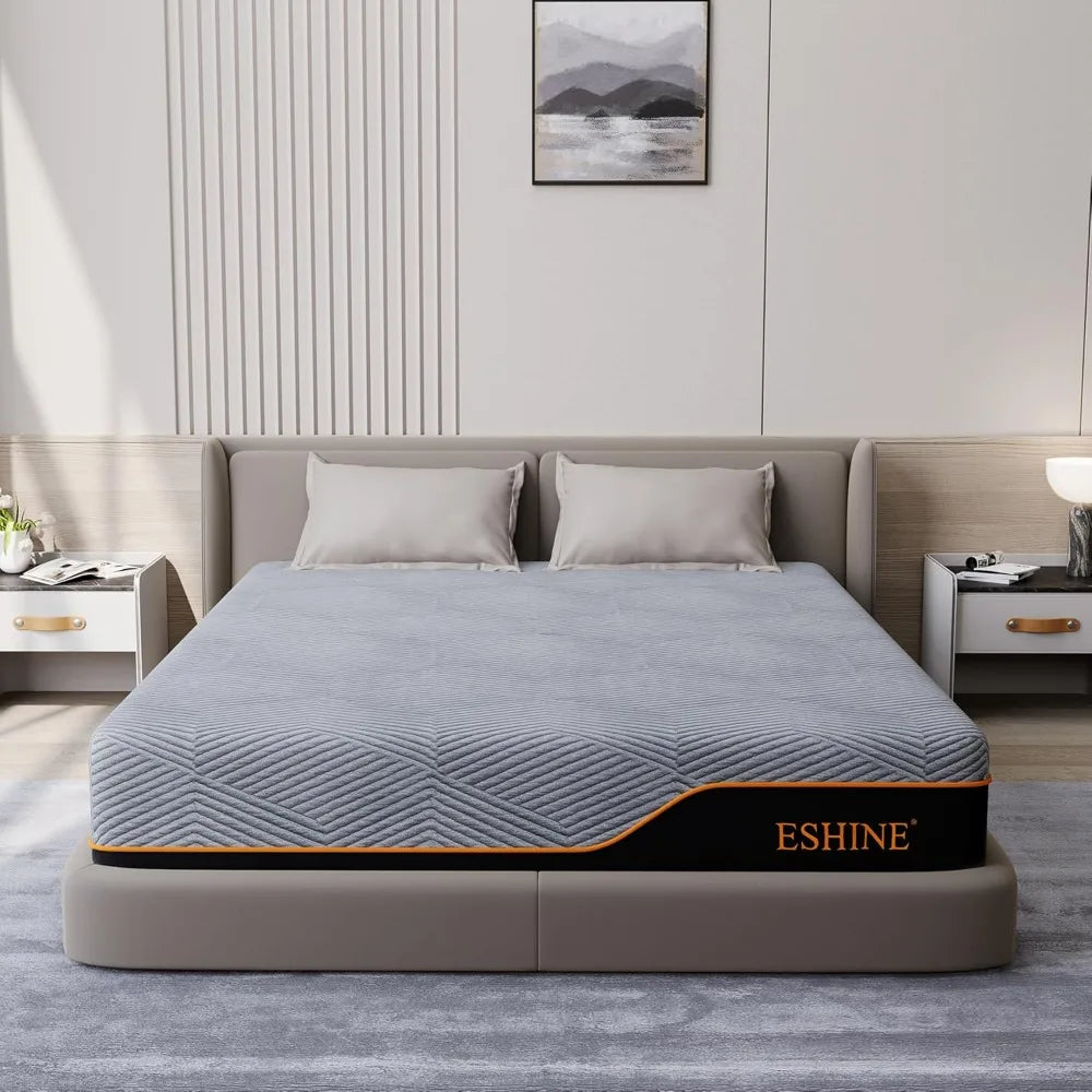 14 Inch King Gel Memory Foam Mattress Pressure Relief Back Pain Relief