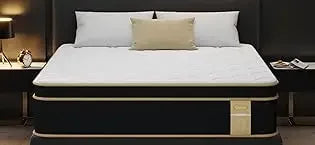 Ljustra Full Size Foam and Spring Hybrid Mattress 12 Inch Medium Firm