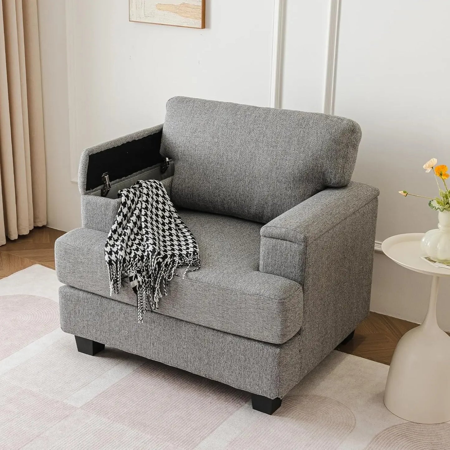 Cloud-Like Oversized Accent Chair Ultra-Plush Relaxation Comfort