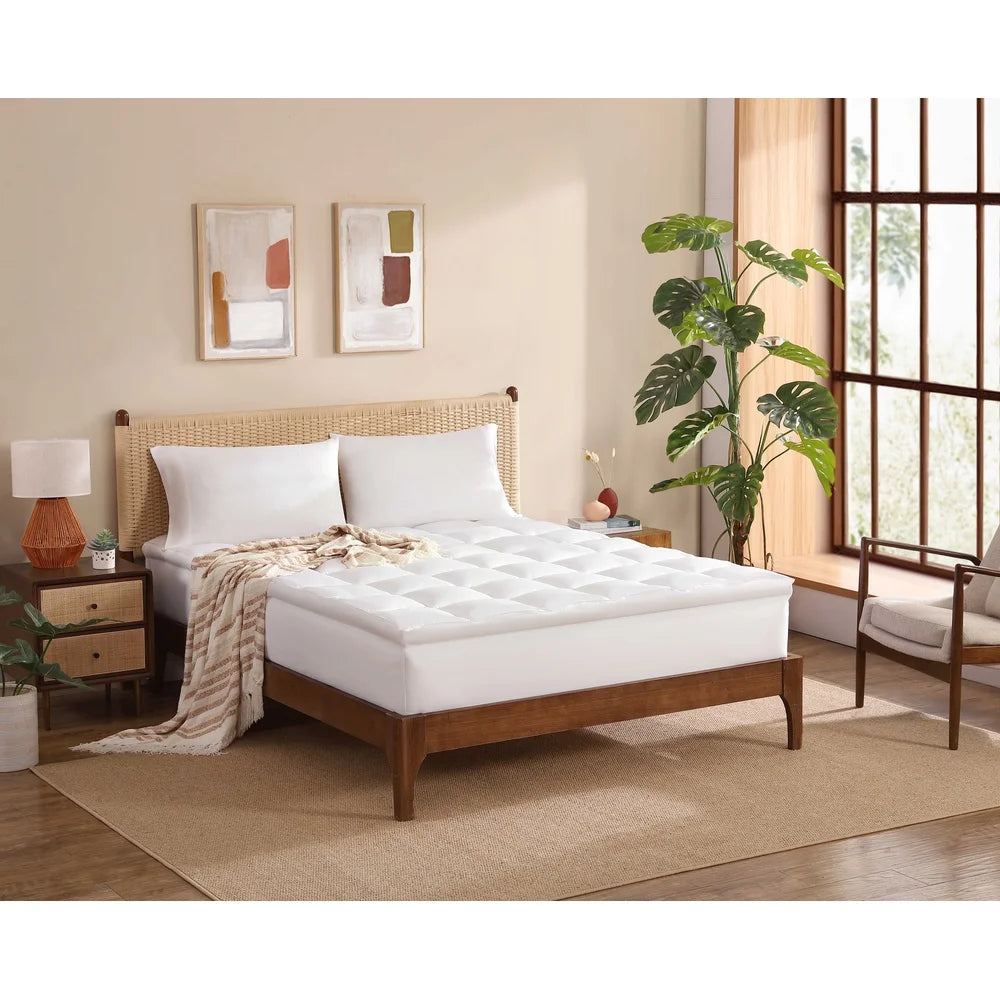 Ljustra Ultra Plush Mattress Topper Twin-XL Microban Odor Protection