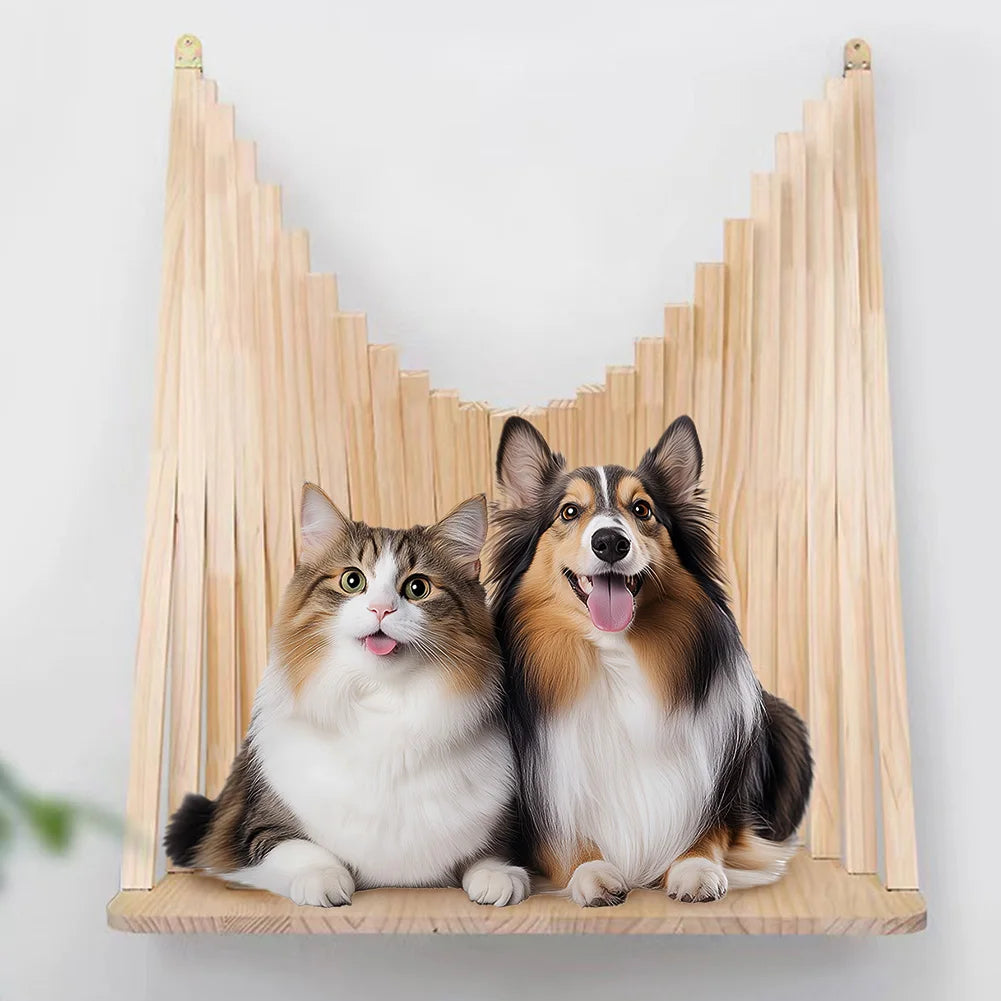 Minimalist Wall Mounted Computer Desk Solid Wood Folding Office Table