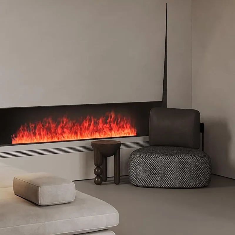 Smart Home 3D Atomized Electric Fireplace Indoor LED Flame Eco-Friendly