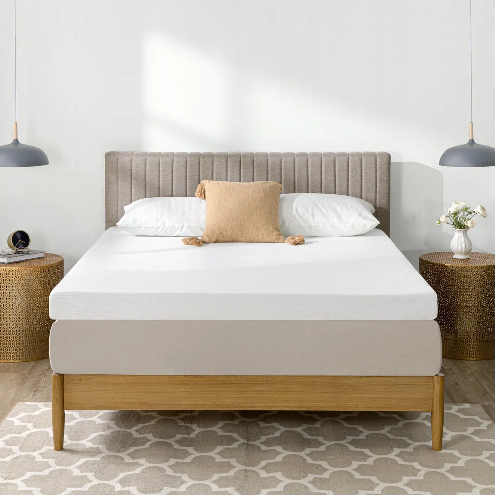 Ljustra Dual-Layer Memory Foam Mattress Topper Twin Odor Absorbing