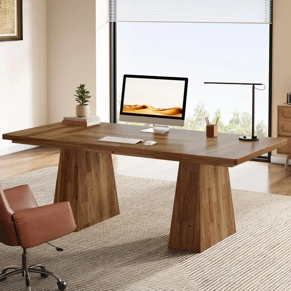 63 Inch Executive Desk Modern Office Computer Desk Workstation