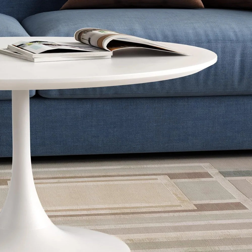 Kurv Café Lux Coffee Table Compact Round Table for Cozy Spaces