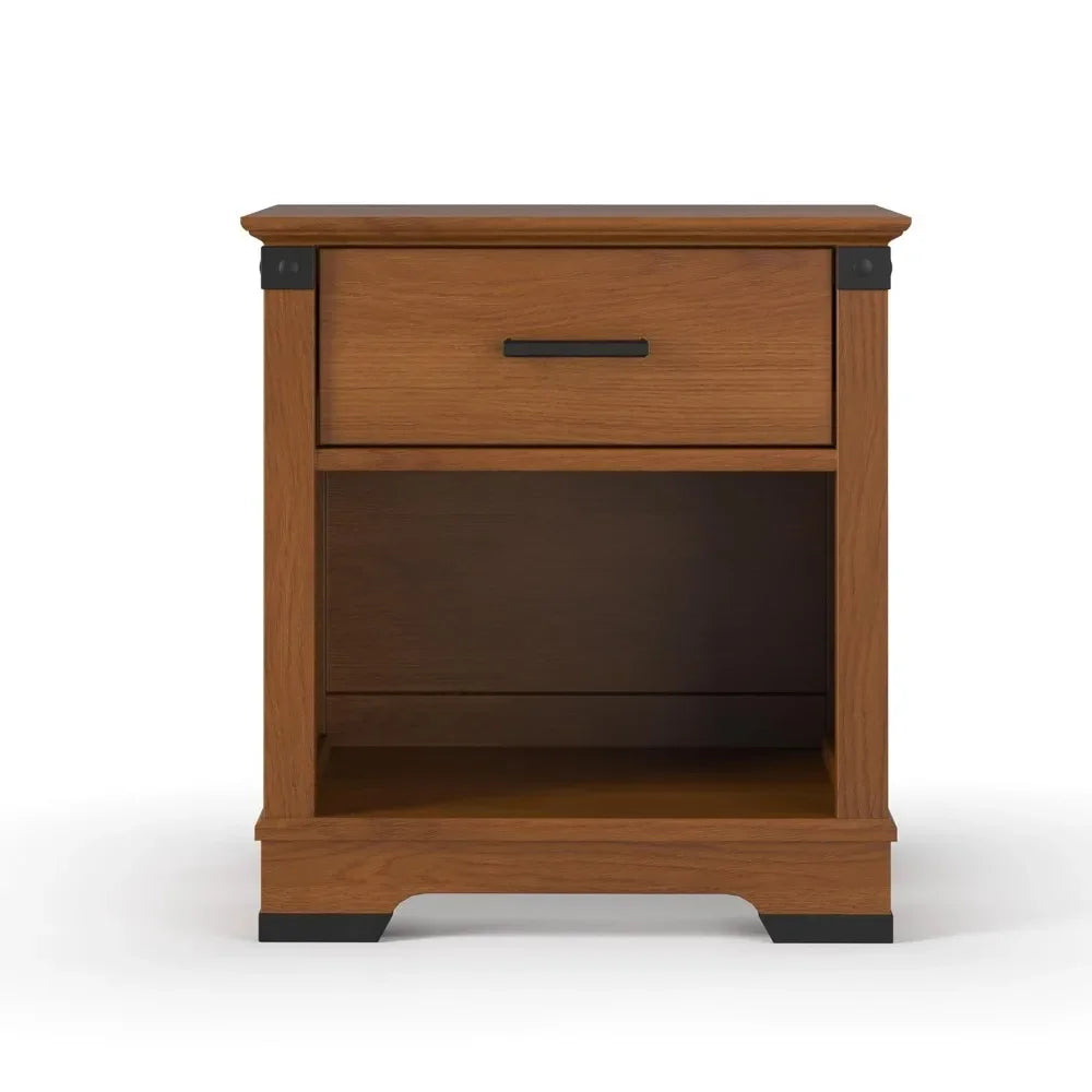 Redmond Nightstand Large Storage Drawer Pinewood Nursery Bedroom