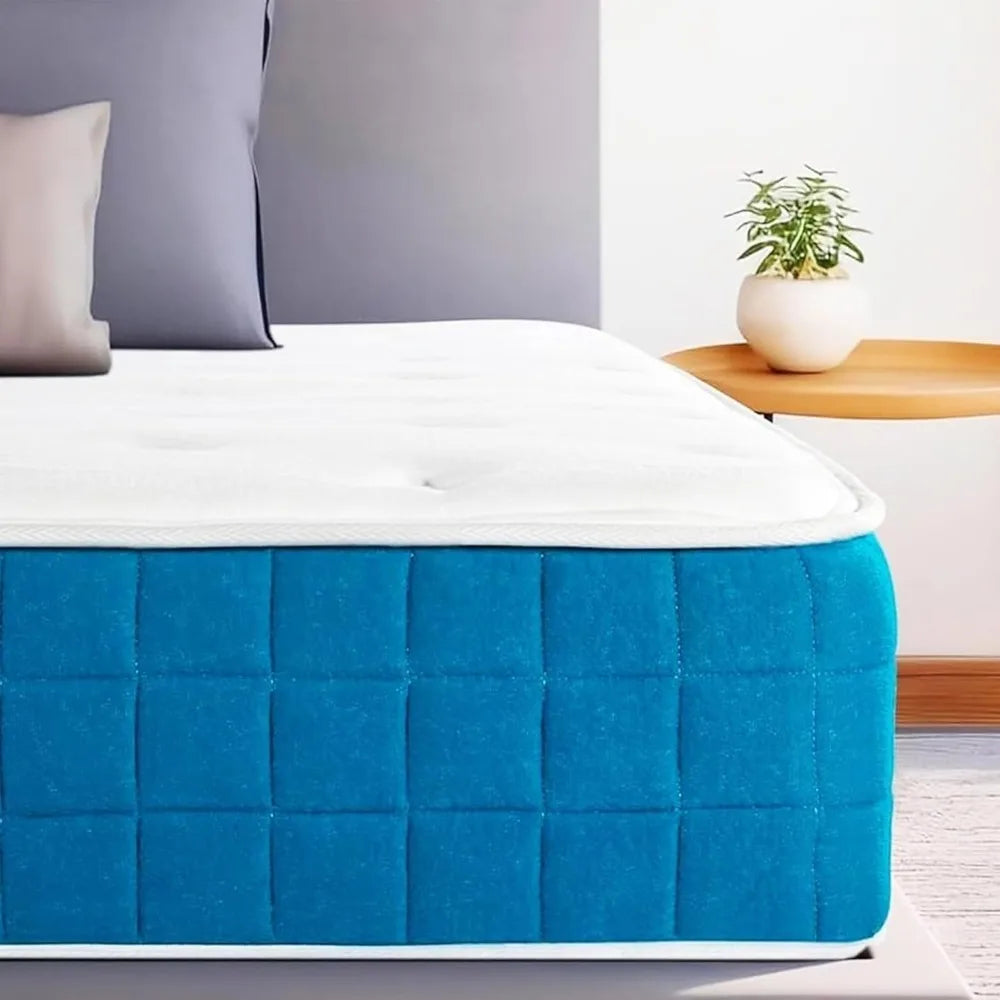 Ljustra Twin Mattress 10 Inch Hybrid Gel Memory Foam Bed in a Box