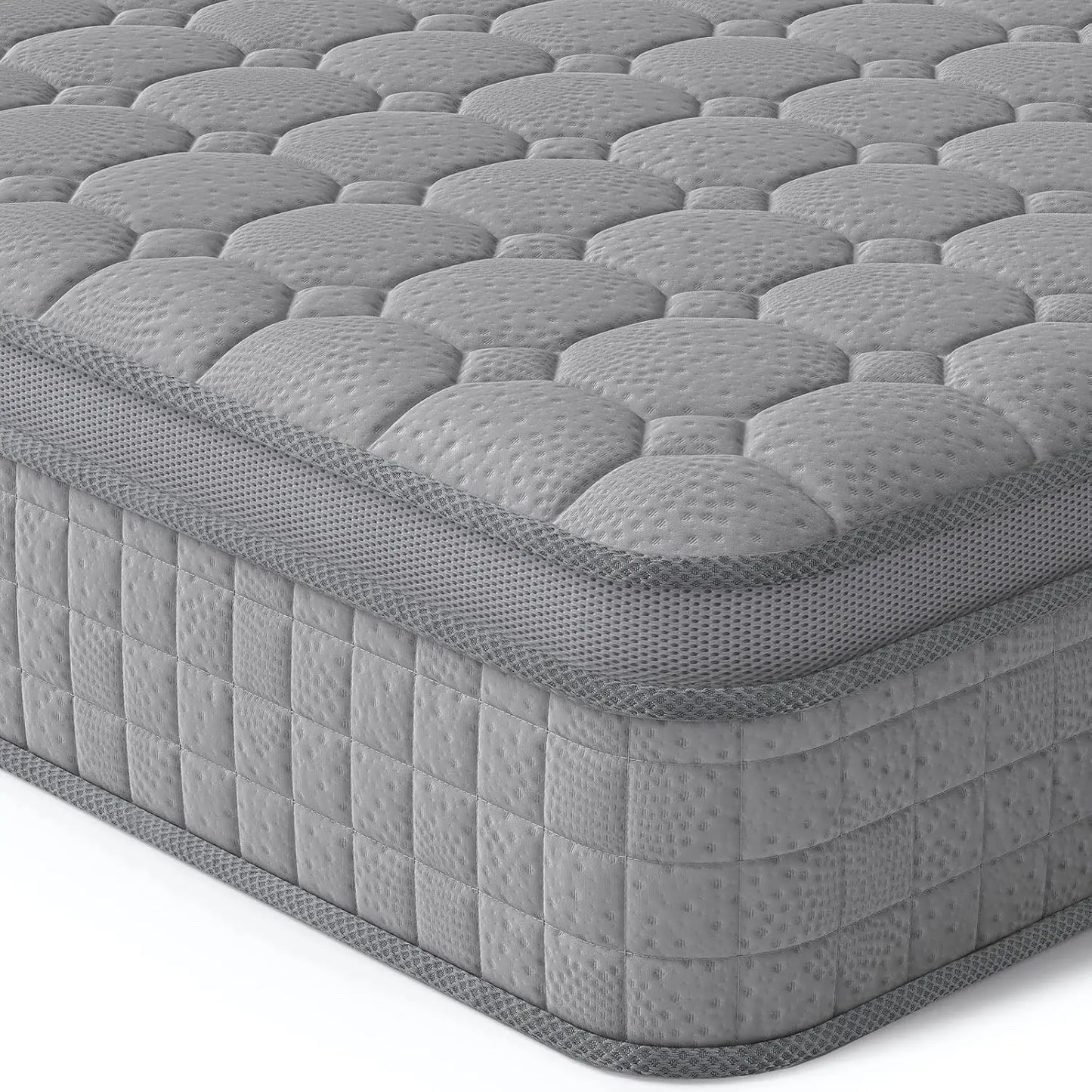 Ljustra 12 Inch Hybrid Queen Mattress Memory Foam Pocket Spring