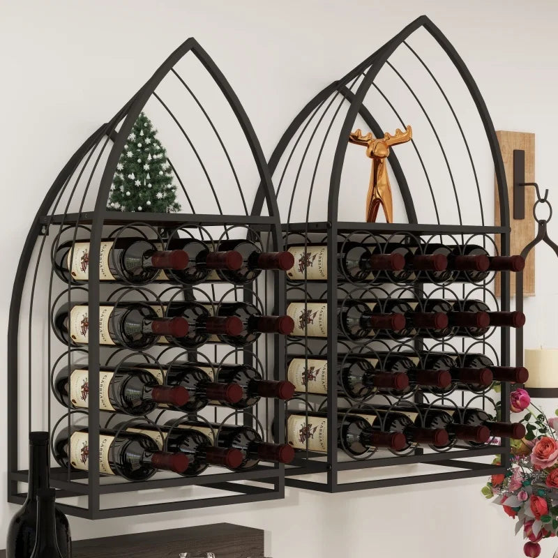 Sailboat Display Rack Freestanding Cabinet Wine Storage Home Bar Kitchen