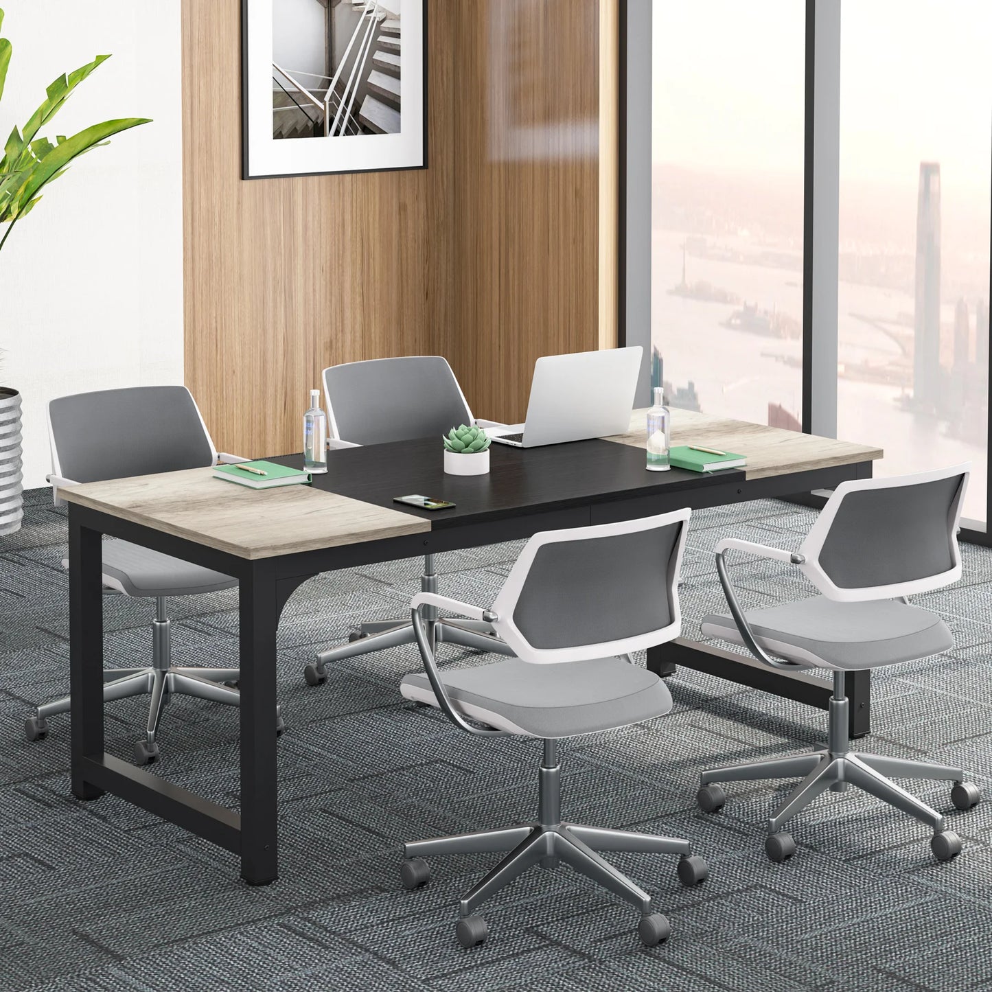 Ljustra Modern Computer Desk Large Office Study Writing Workstation